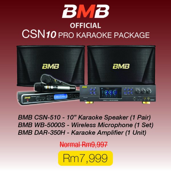 BMB CSN10 KARAOKE PACKAGE