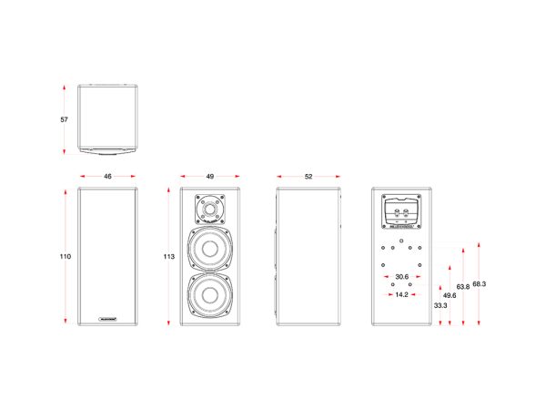 Miller & Kreisel LCR950 Speaker (ea) - Image 6